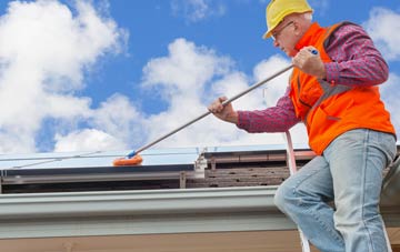 Woods Moor soft wash roof cleaning